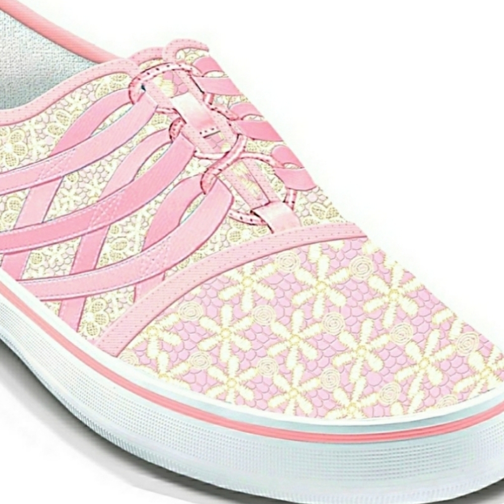 “Laced With Hope" Breast Cancer Awareness Sneakers - Picture 3 of 3